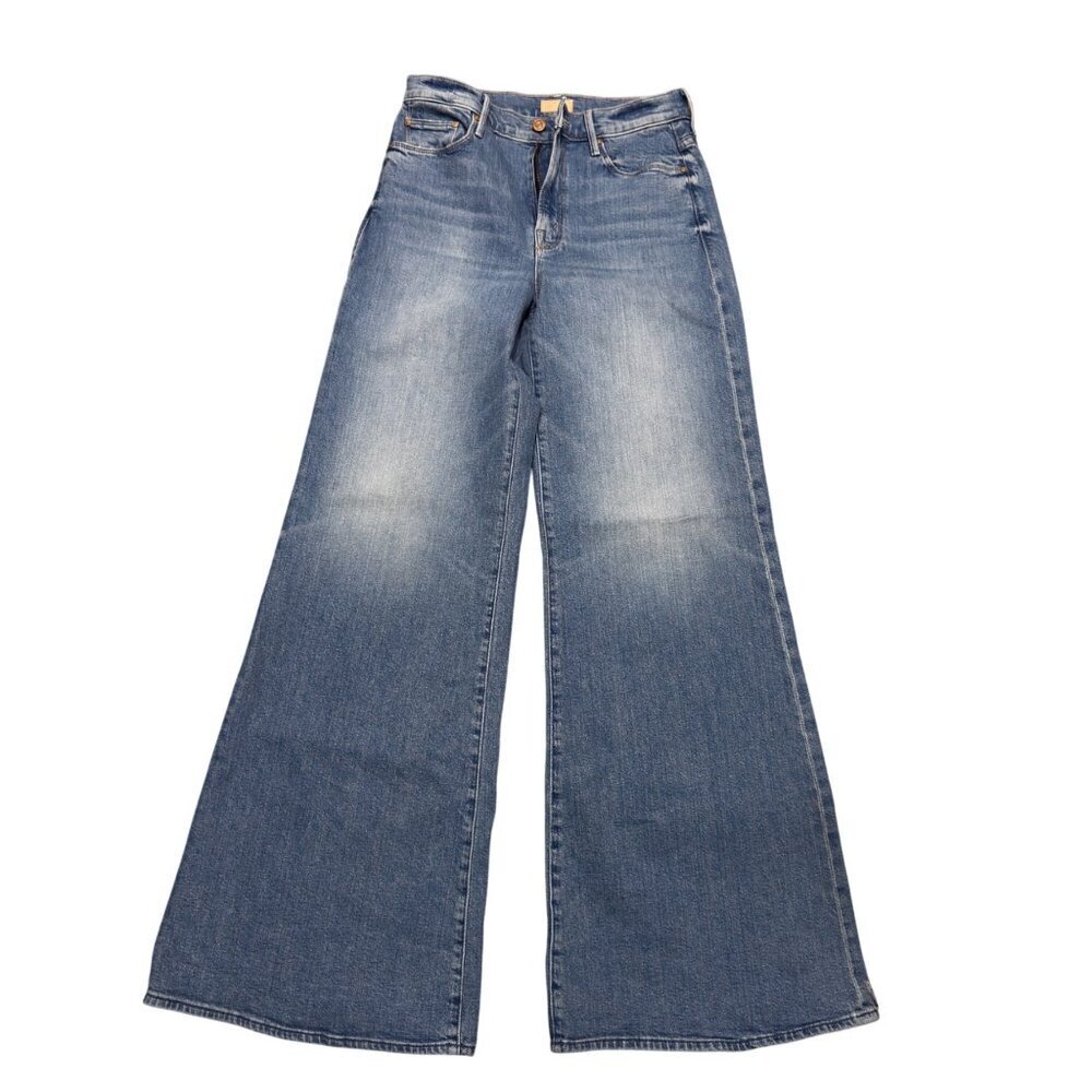 NWOT MOTHER Twister Skimp Flared Wide Leg Jeans 28 Inseam 32.5 MSRP $268